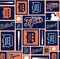 Licensed MLB Detroit Tigers Block Cotton 6660-B Fabric by the Yard